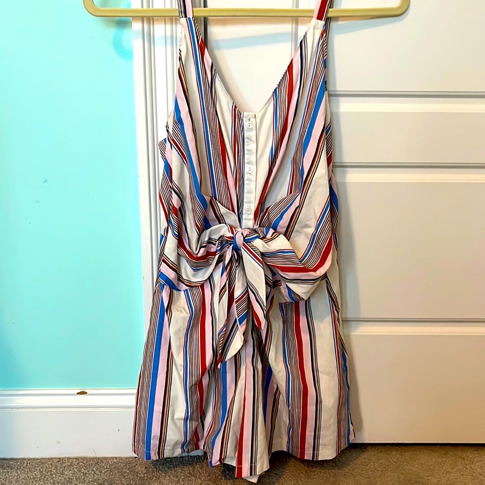 vestique striped romper size M